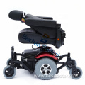 Black multi-wheel safe stair climbing electric wheelchair